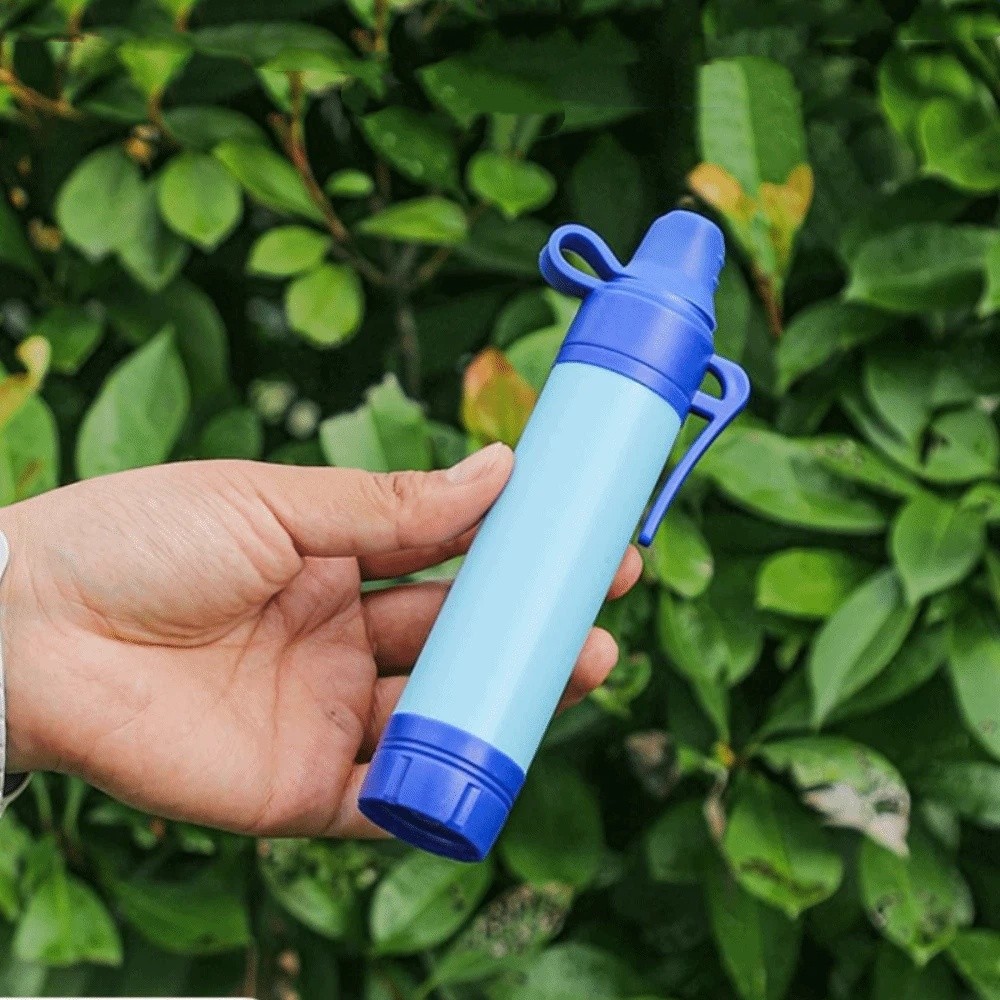 Water Purification Straw - ミニミニ浄水ストロー、携帯用浄水ストロー、サバイバル用ポータブル飲料水フィルターストロー