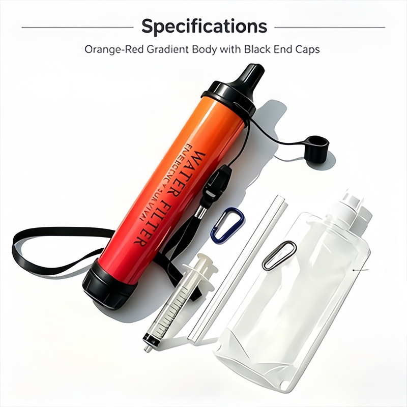 5000L対応の携帯用緊急時用浄水ストロー。キャンプやハイキ - Water Purification Straw のレビューと価格