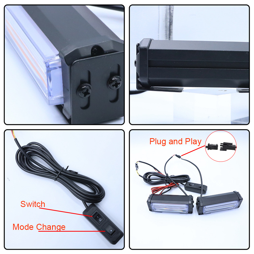 2in1 COBグリルストロボライト 12V LEDストロボ - Sos Light Strobe のレビューと価格