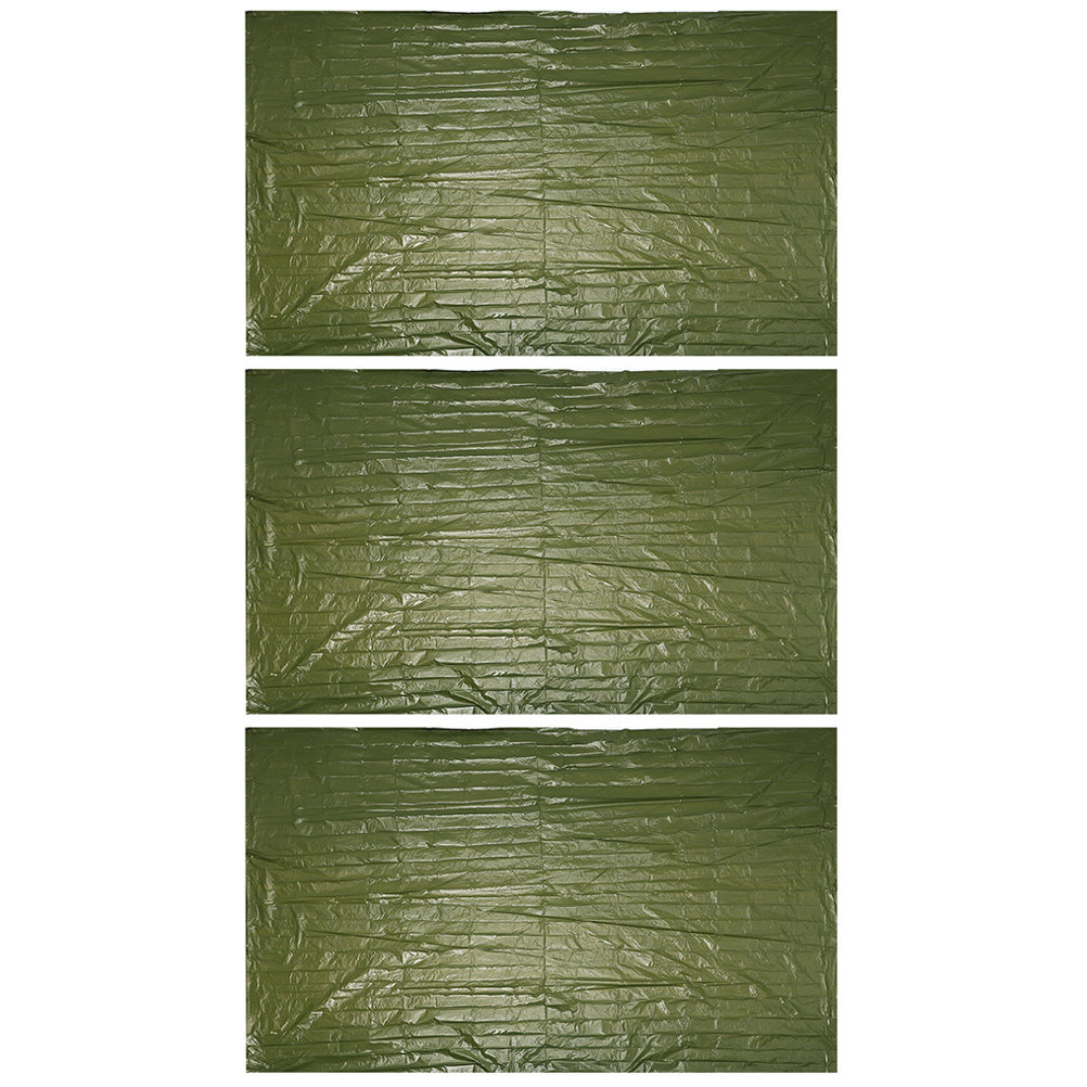 3枚組 アウトドア用緊急ブランケット 防水 保温 サバイバル - Survival Blanket Reflective のレビューと価格