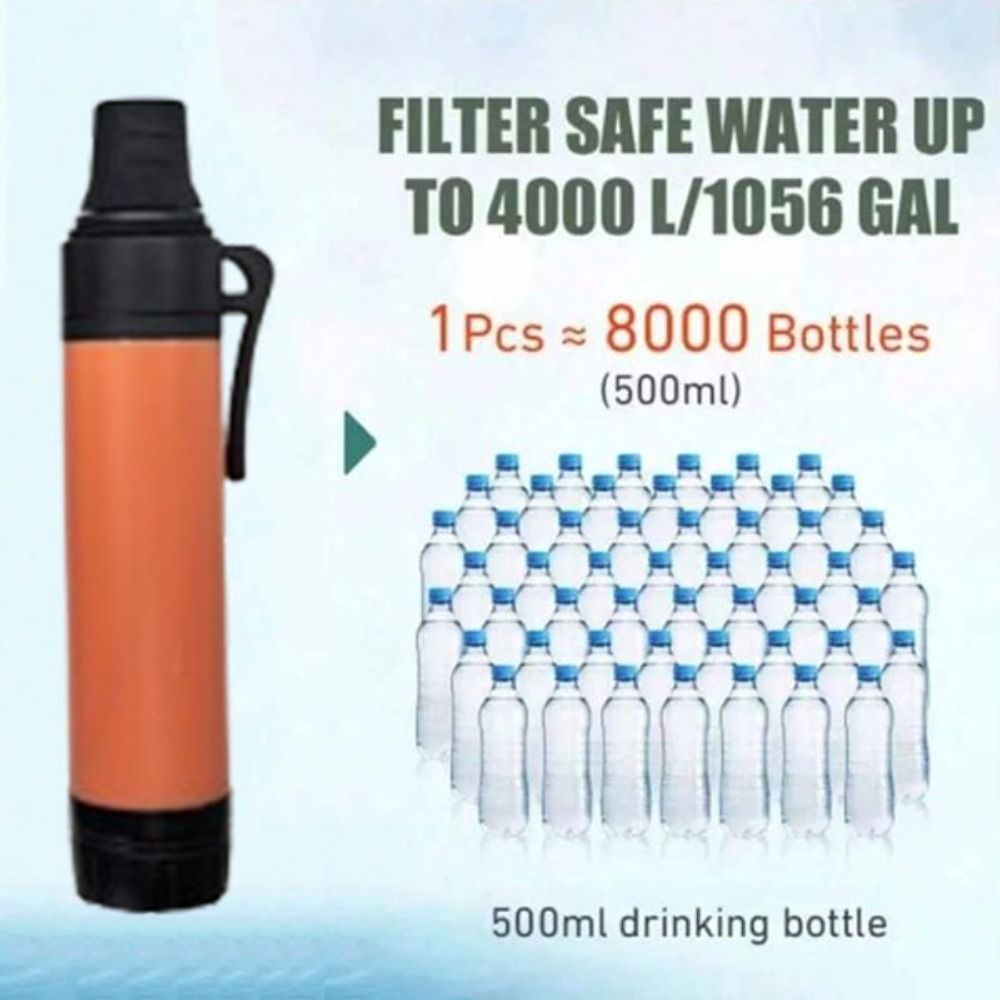 ミニミニ浄水ストロー、携帯用浄水ストロー、サバイバル用ポータ - Water Purification Straw のレビューと価格